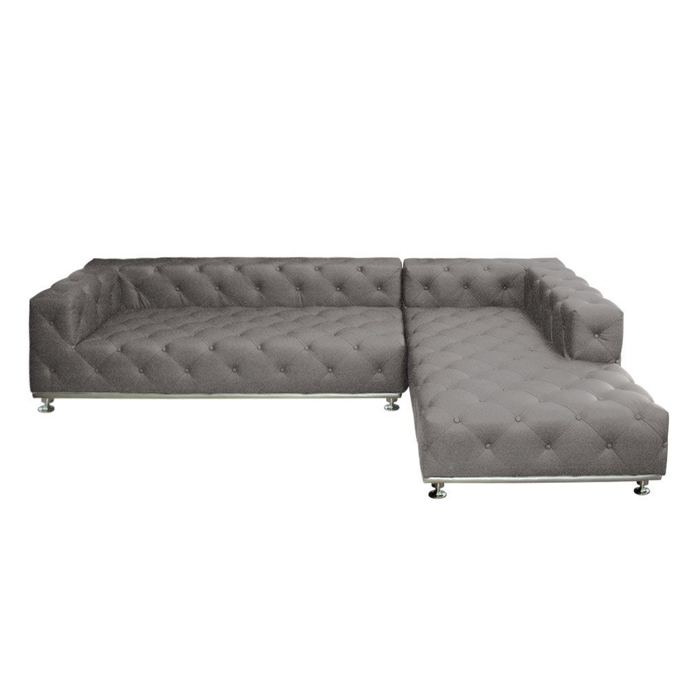 Canap&eacute; d'angle Luxman Gris