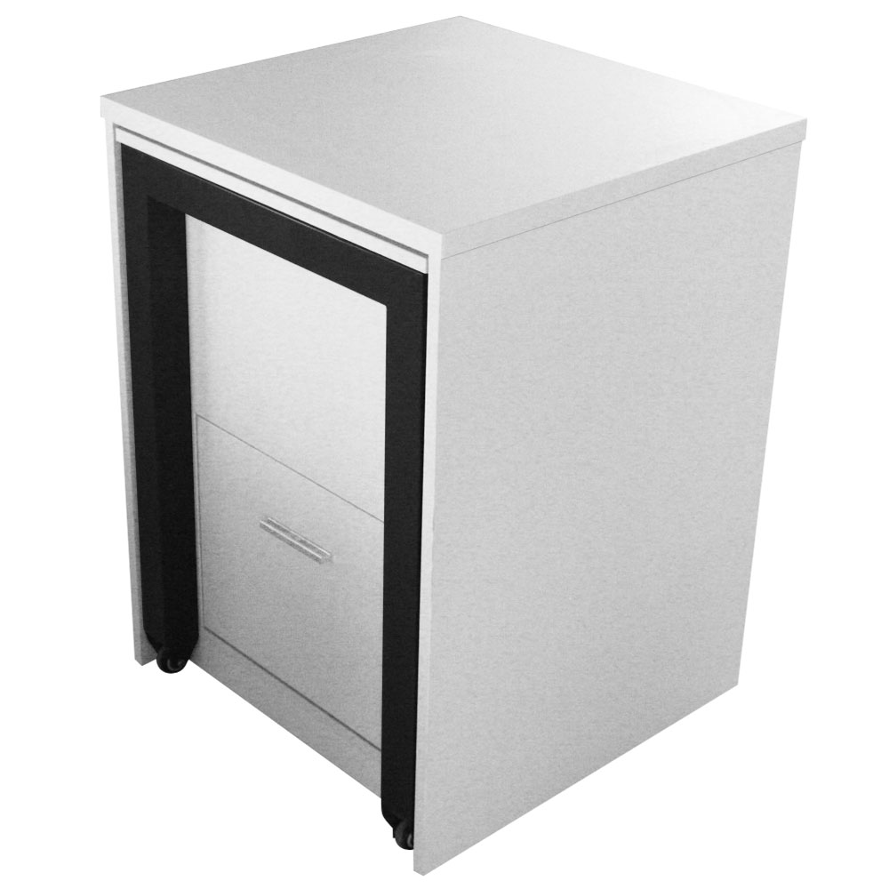 Commode-bureau Hofleur Blanc