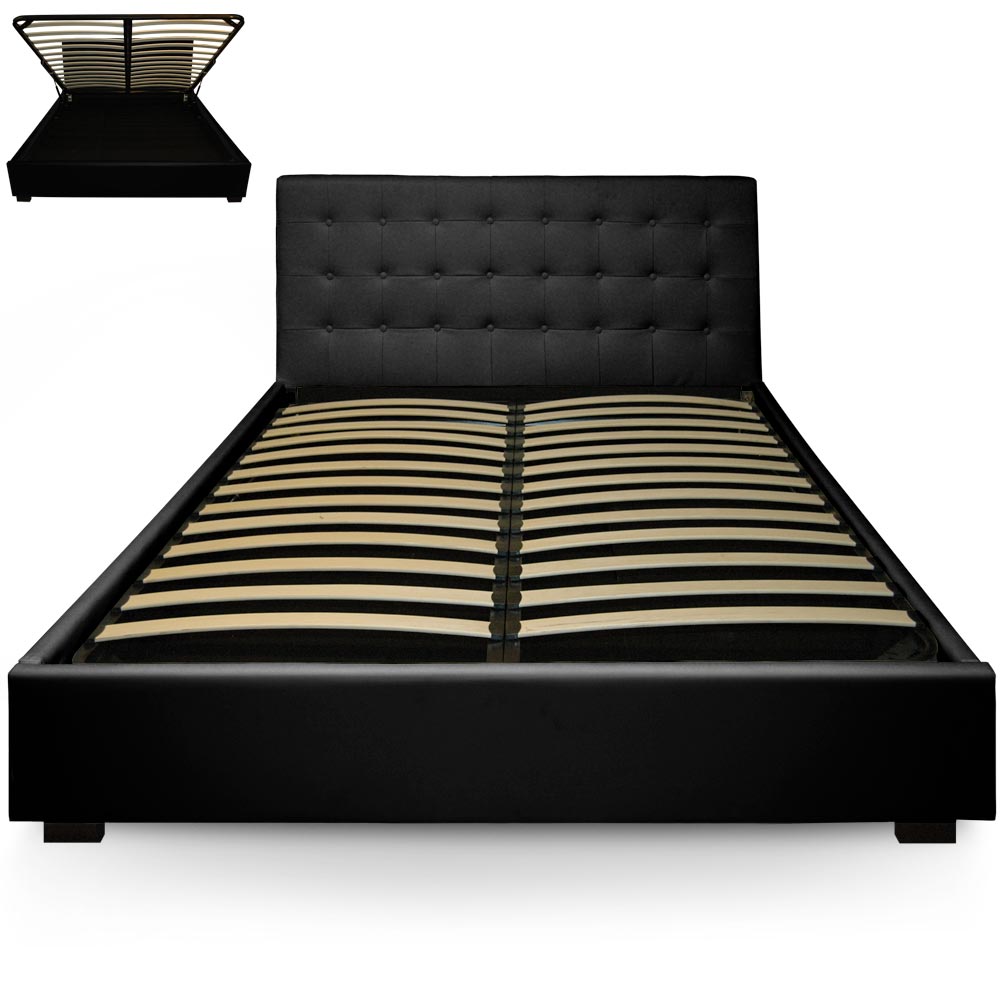 Lit Trevene 140cm Noir