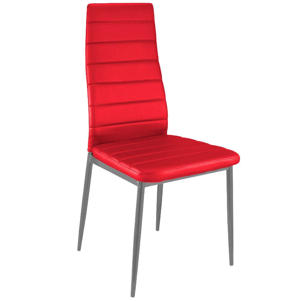 Lot de 4 chaises Stratus Rouge